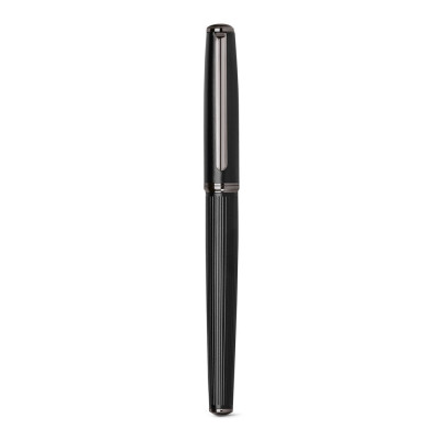 IMPERIO. Metal rollerball and ballpoint set with twist mechanism